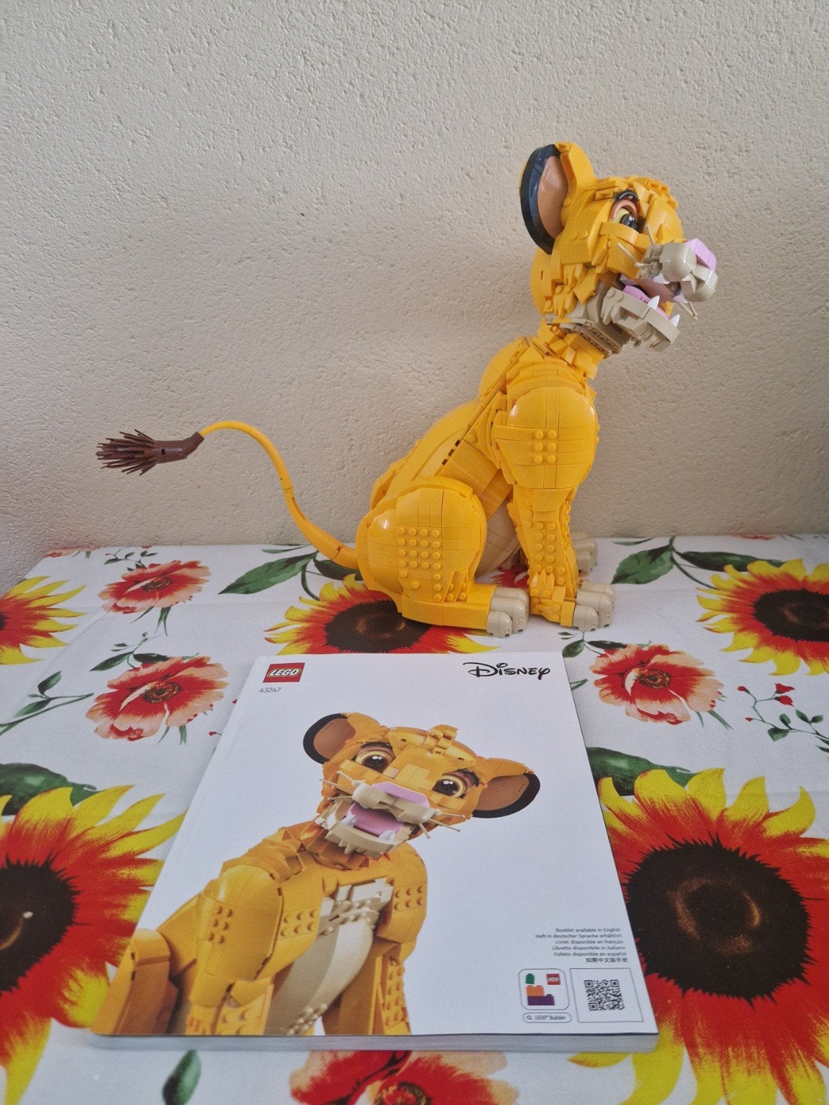 LEGO set 43247 Disney Simba de Leeuwenkoning, Lego, Compleet, Ophalen of Verzenden, Zo goed als nieuw