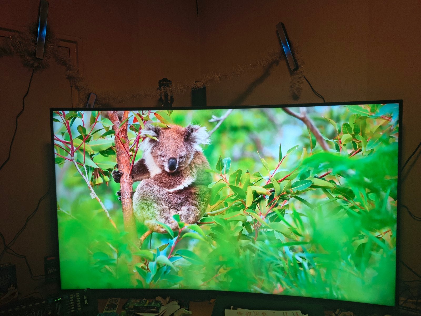 grote 65inch curved tv Samsung met afstandsbediening, Audio, Tv en Foto, Ophalen, 120 Hz, Zo goed als nieuw, Samsung