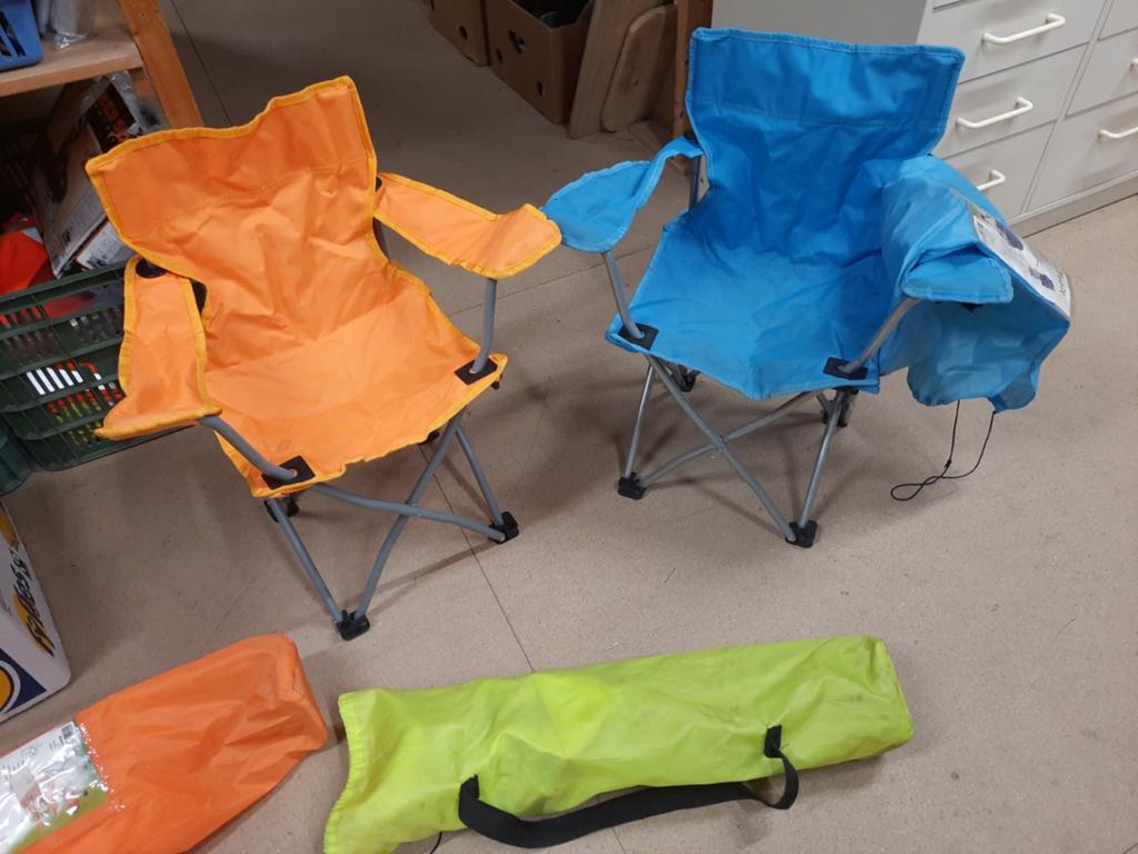 Kinder campingstoeltjes - 3 stuks, Ophalen, Campingstoel