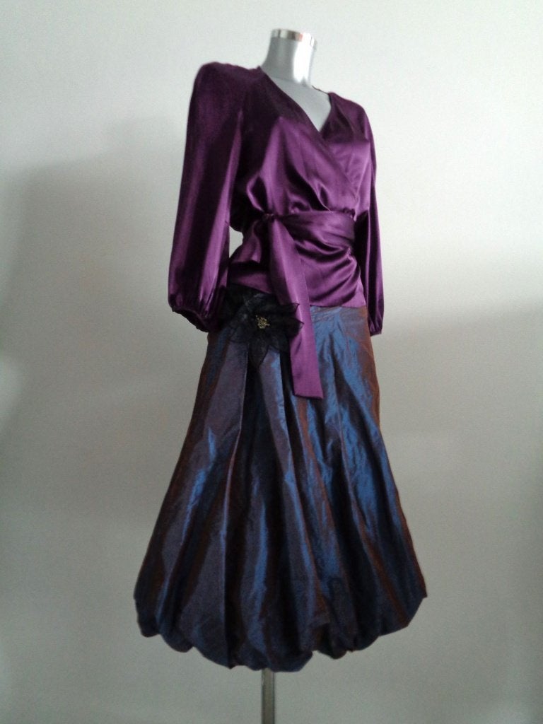 Linea Raffaelli glamour gala rok - maat 36 origineel, Paars, Ophalen of Verzenden, Zo goed als nieuw, Linea Raffaelli