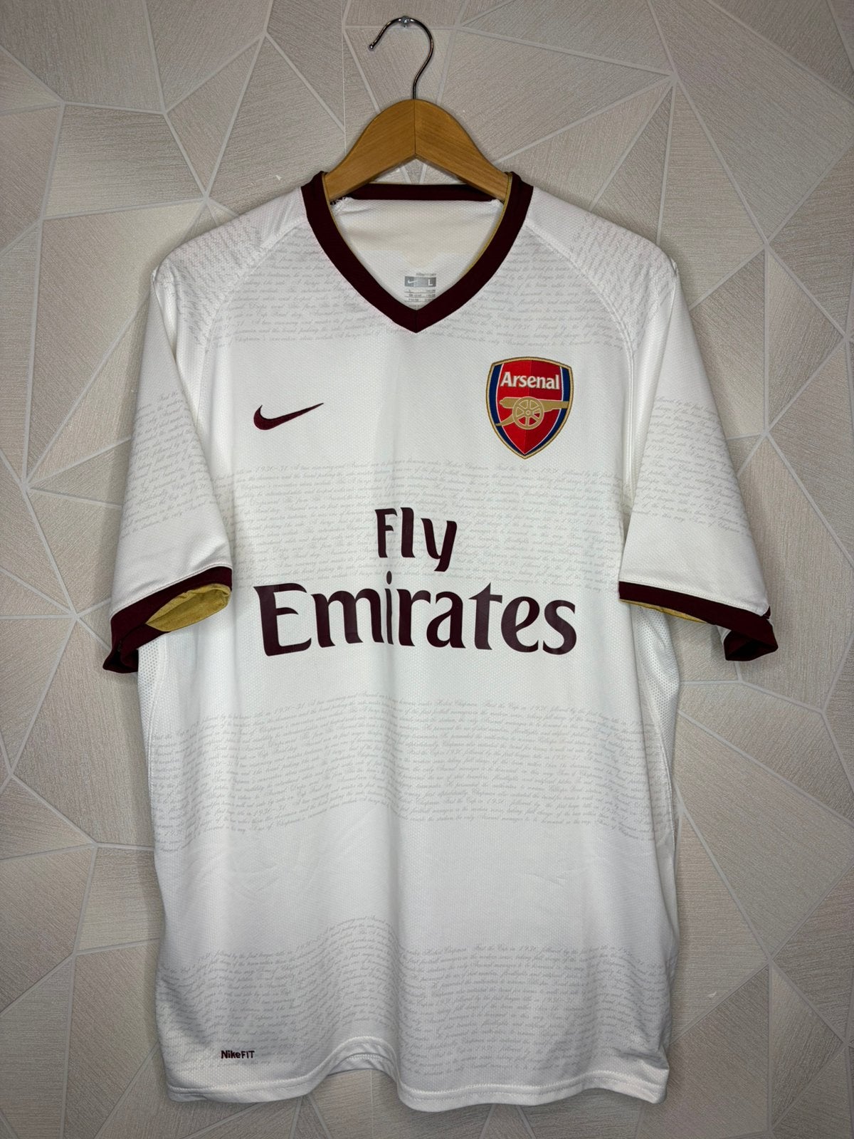 Arsenal Uit 2007/2008, Shirt, ., Maat L, Ophalen of Verzenden