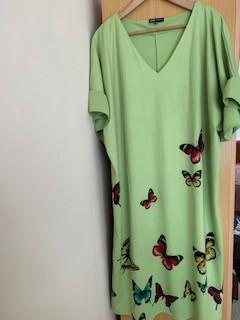 Prachtig jurk appeltje groen Didi Pretty Different maat 50, Maat 46/48 (XL) of groter, Didi, Ophalen of Verzenden, Zo goed als nieuw