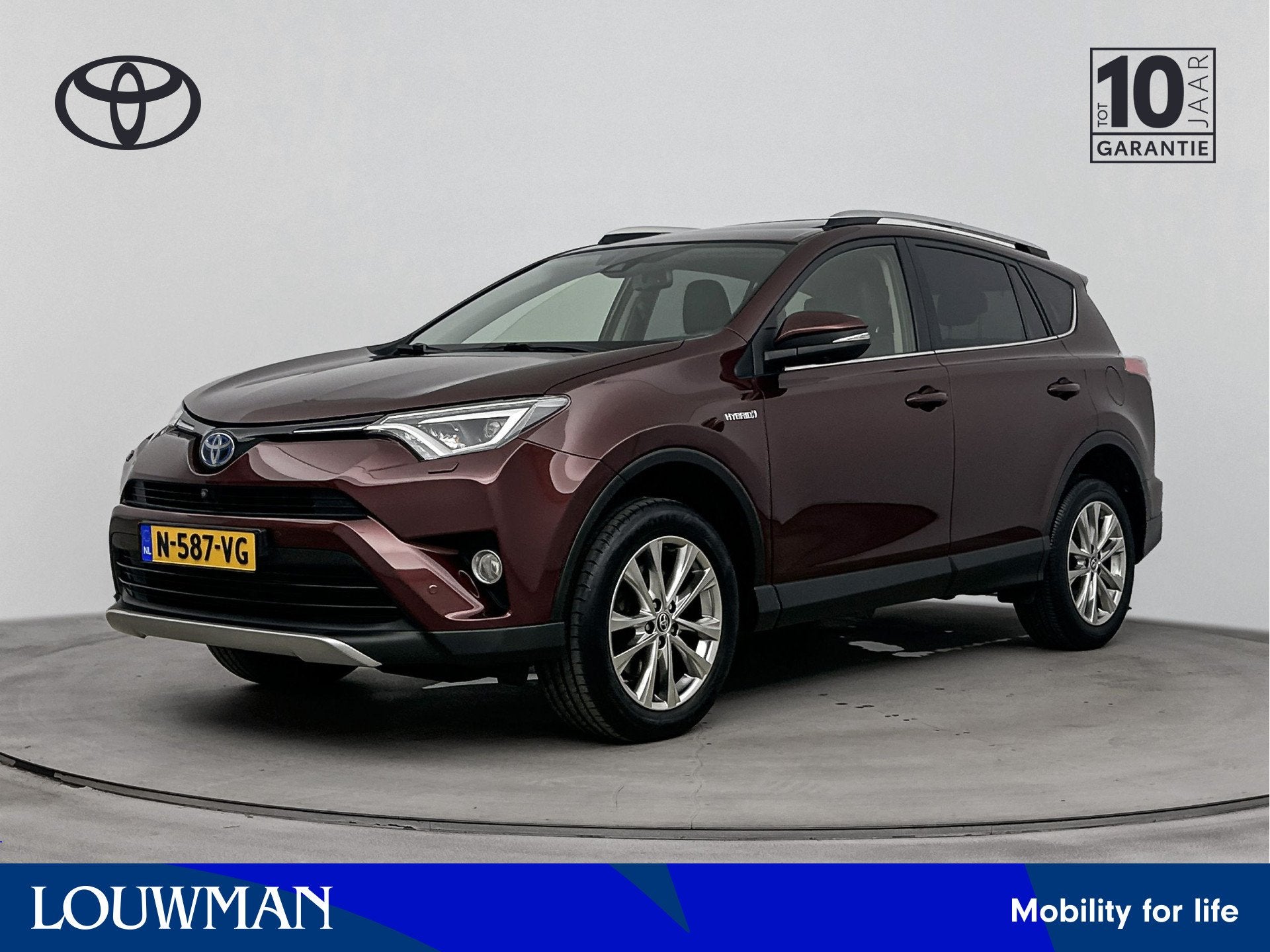 Toyota RAV4 2.5 Hybrid Executive Ultimate | NL-Auto | Glazen, 12 maanden, Gebruikt, Leder, Bedrijf