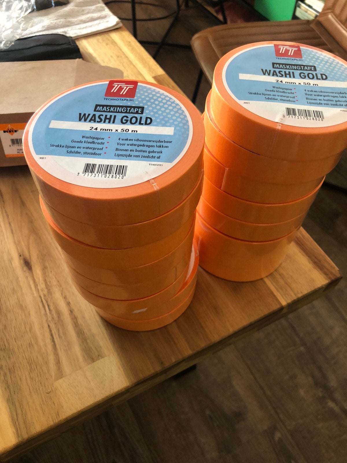 Schilders tape 16 rollen 24mm breed 50 lang, Ophalen, Nieuw