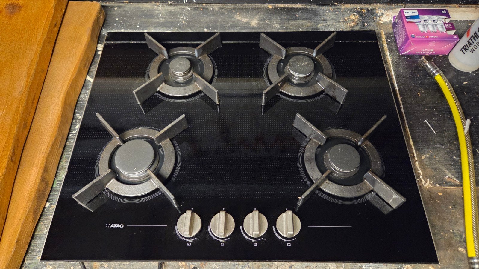 ATAG Inbouw Gasfornuis - 4 Kookzones, Gebruikt, Inbouw, Gas, 4 kookzones
