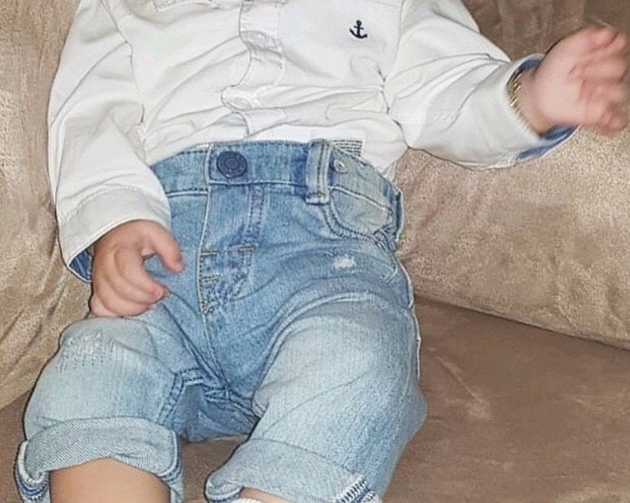 Basic overhemd blouse wit maat 68 baby kleding bloesje, Verzenden, H&M, Zo goed als nieuw, Overhemdje of Bloesje