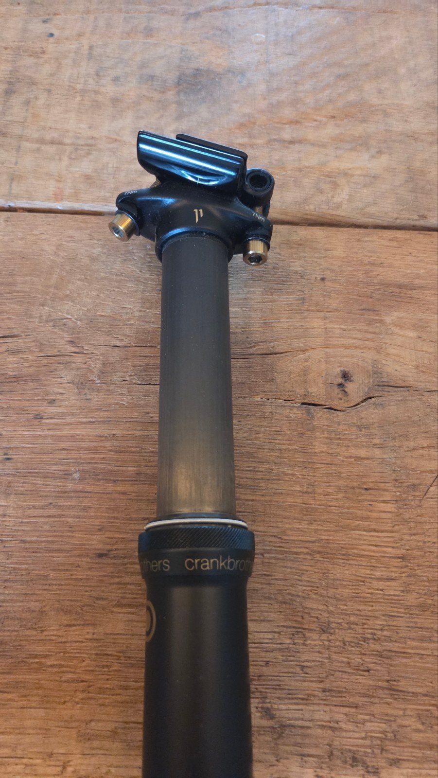 Crankbrothers Highline 11 Dropper Carbon/Titanium 100mm, Gravelbike, Overige typen, Ophalen of Verzenden, Zo goed als nieuw