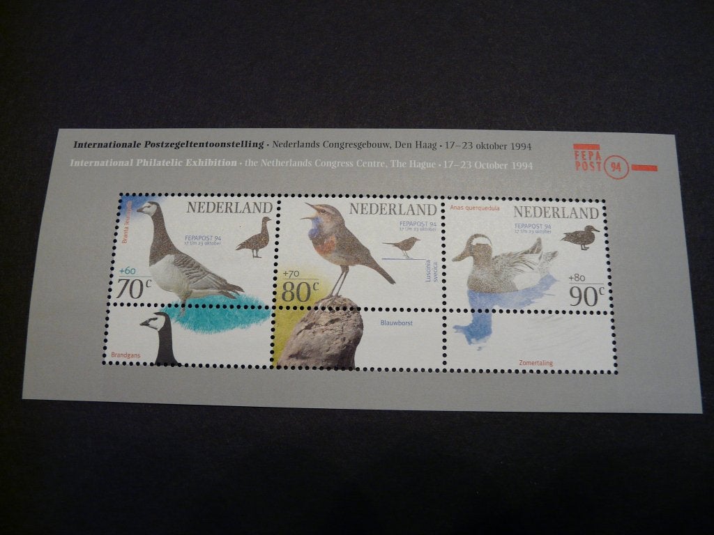 NVPH 1623 Blok Postzegeltentoonstelling FEPAPOST 1994, Ophalen of Verzenden, Na 1940, Postfris