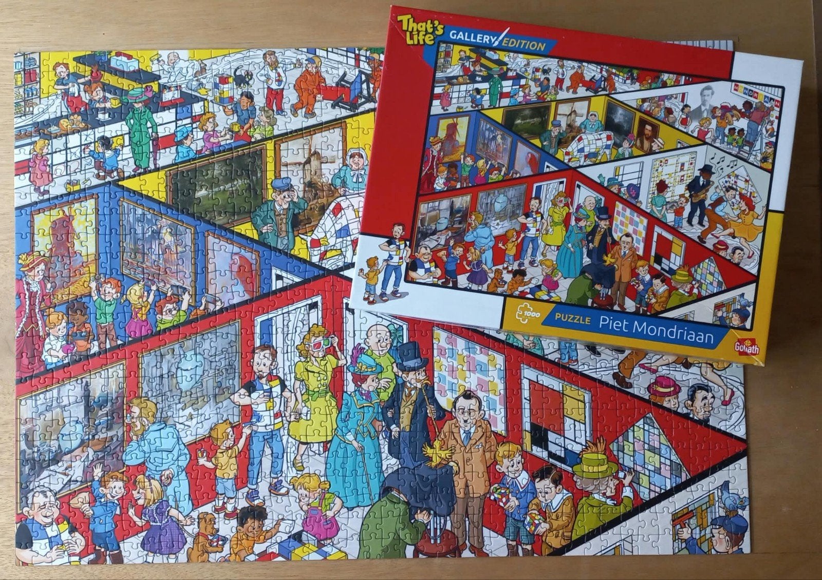 Goliath That's Life gallery edition legpuzzel, Ophalen of Verzenden, 500 t/m 1500 stukjes, Zo goed als nieuw, Legpuzzel