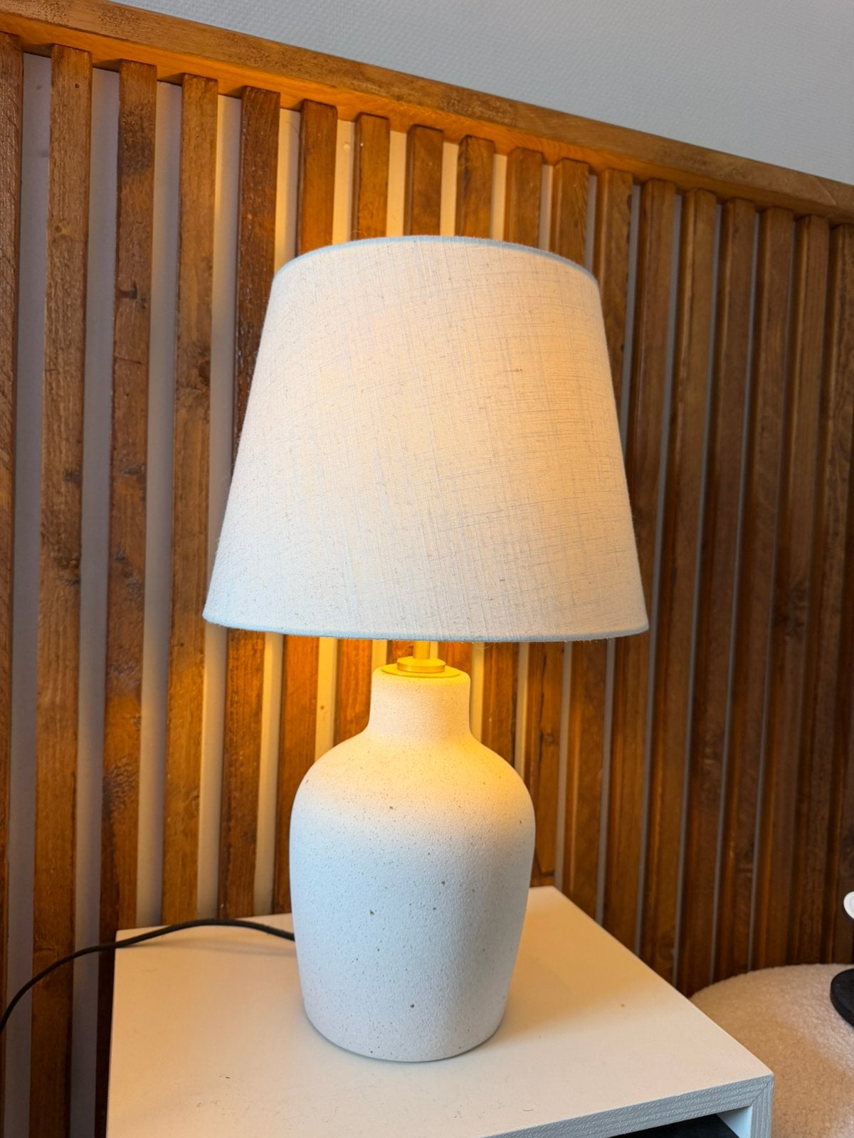 Foto 6 van 2x IKEA BLIDVÄDER tafellamp ecru/beige – 50 cm