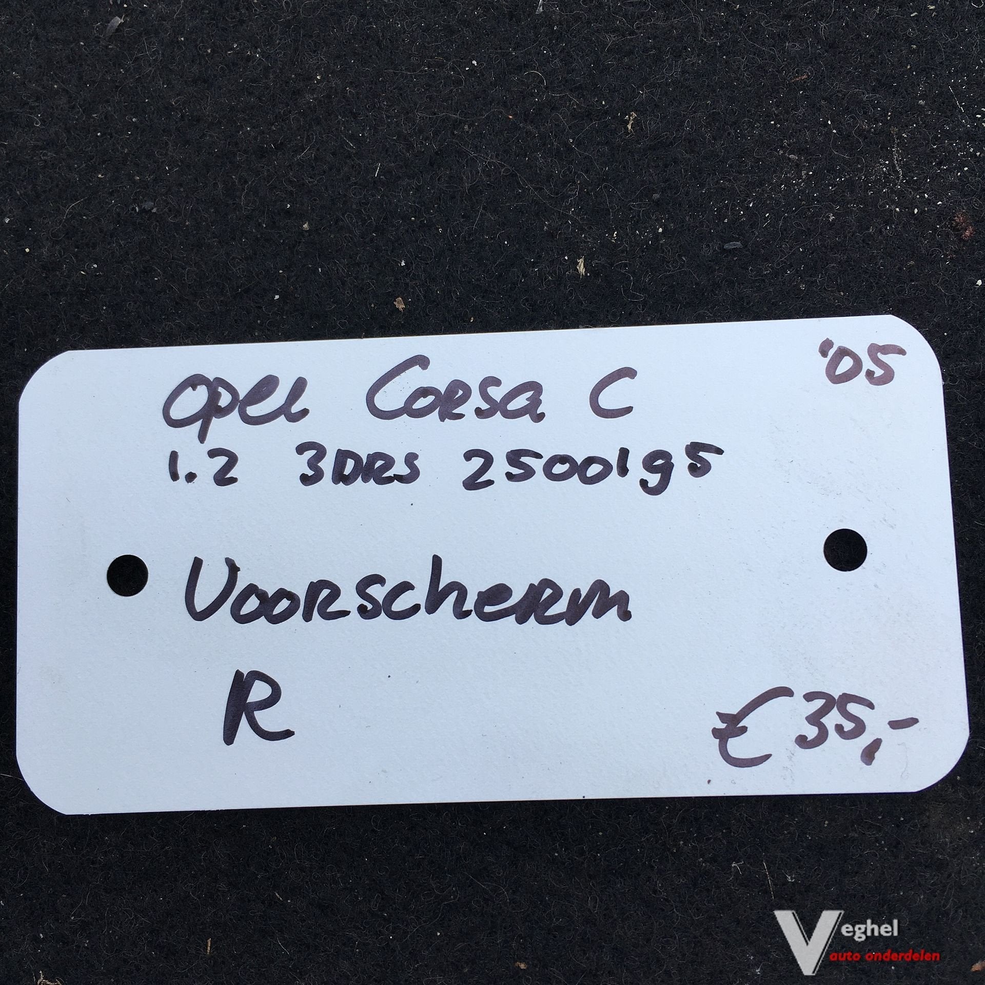 Opel Corsa C 1.2 3drs 2005 2500195  Voorscherm Rechts, Auto-onderdelen, Ophalen, Gebruikt, -, -