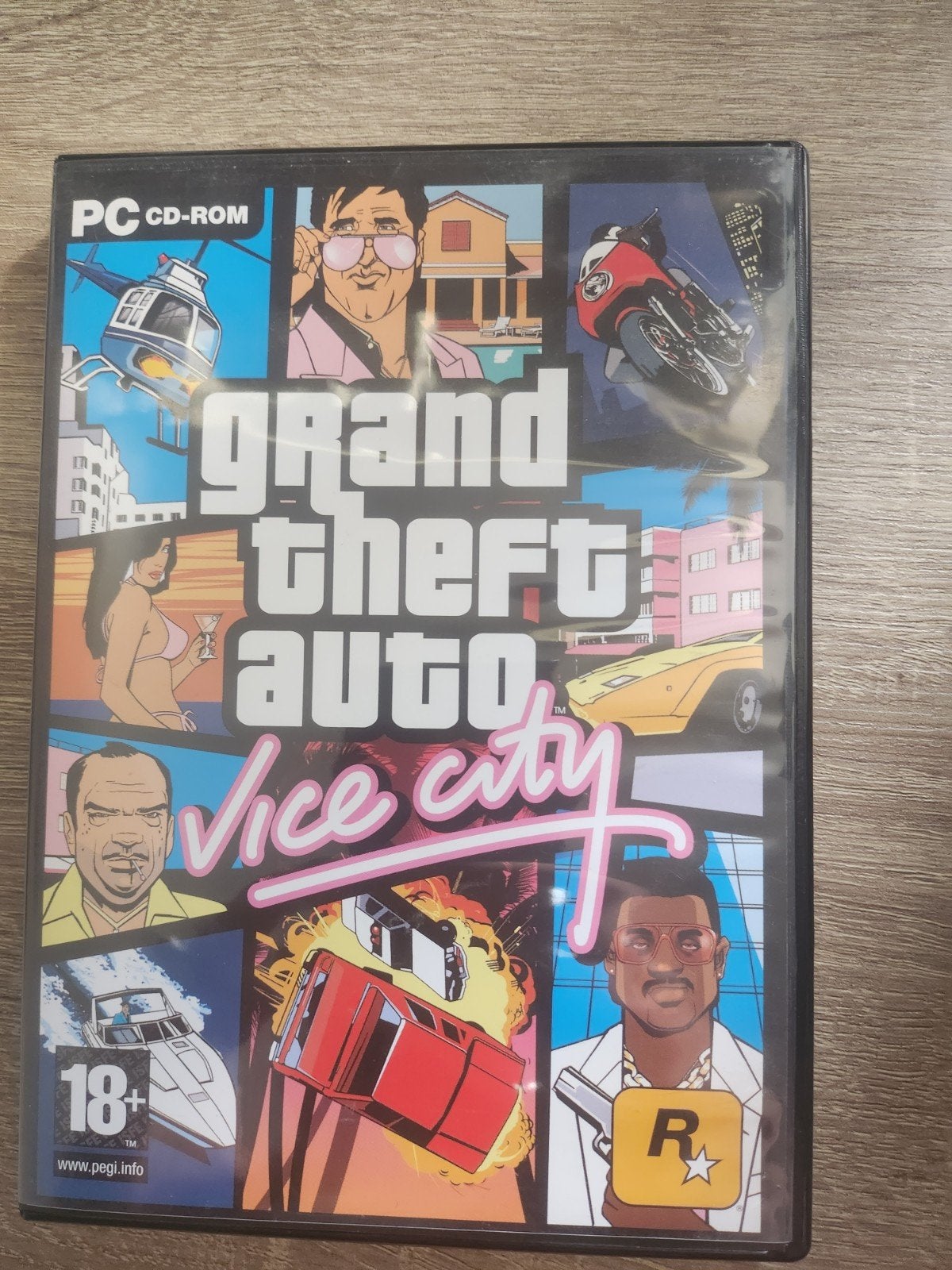 Grand Theft Auto: Vice City PC CD-ROM, Avontuur en Actie, Gebruikt, Vanaf 18 jaar, 1 speler