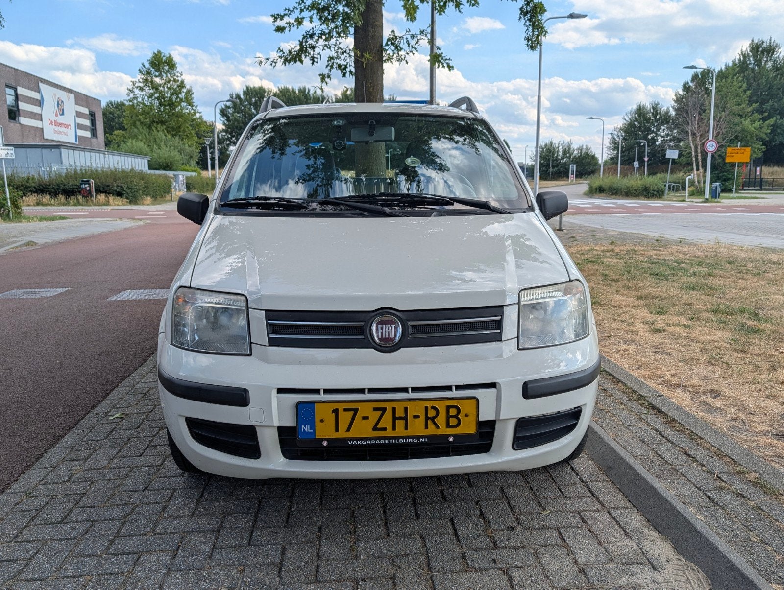 Fiat Panda 1.2 44KW 60PK 2008 Wit, Voorwielaandrijving, Stof, Wit, Origineel Nederlands