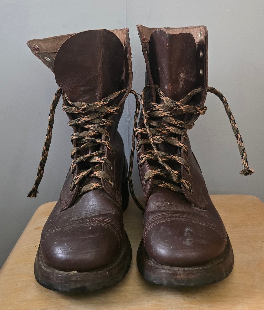 Originele Nederlandse legerkisten Bata Best jaren 50, Ophalen of Verzenden, Landmacht, Nederland, Kleding of Schoenen