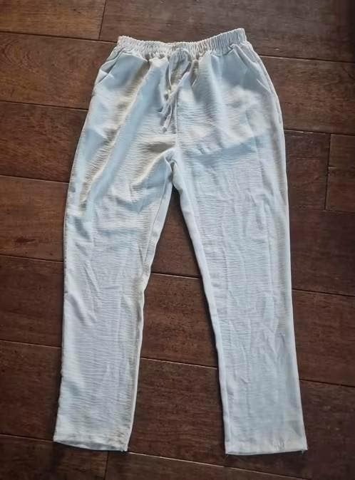 Witte loose beachy broek maat 36, Wit, Ophalen of Verzenden, Maat 36 (S), Lang