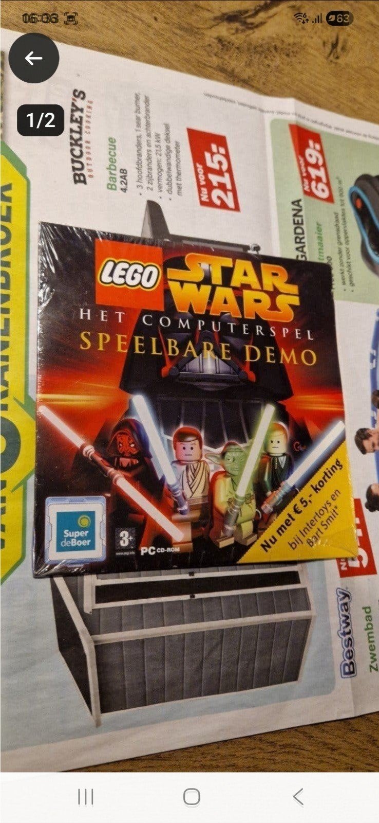 Lego Star Wars Het Computerspel Speelbare Demo PC CD-ROM, Avontuur en Actie, 1 speler, Nieuw, Ophalen of Verzenden