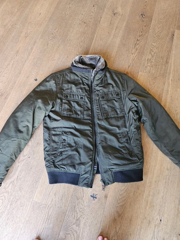 Winterjas van Tommy Hilfiger, Maat 42/44 (L), Ophalen of Verzenden, Zo goed als nieuw, Groen