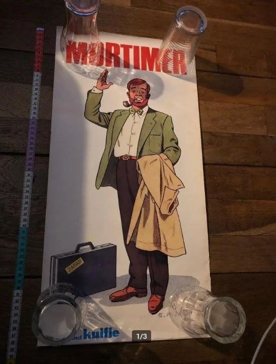 Mortimer kuifje weekblad bestel poster, Eén stripboek, Ophalen of Verzenden, Nieuw