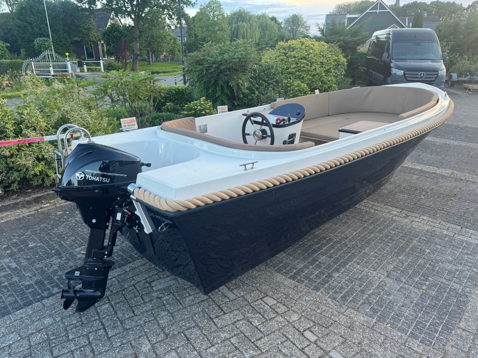 Nieuwe Lago Amore 565– nieuwe 20 pk tohatsu 4-takt EFI, Watersport en Boten, Sloepen, Ophalen of Verzenden, 20 pk, Lago Amore