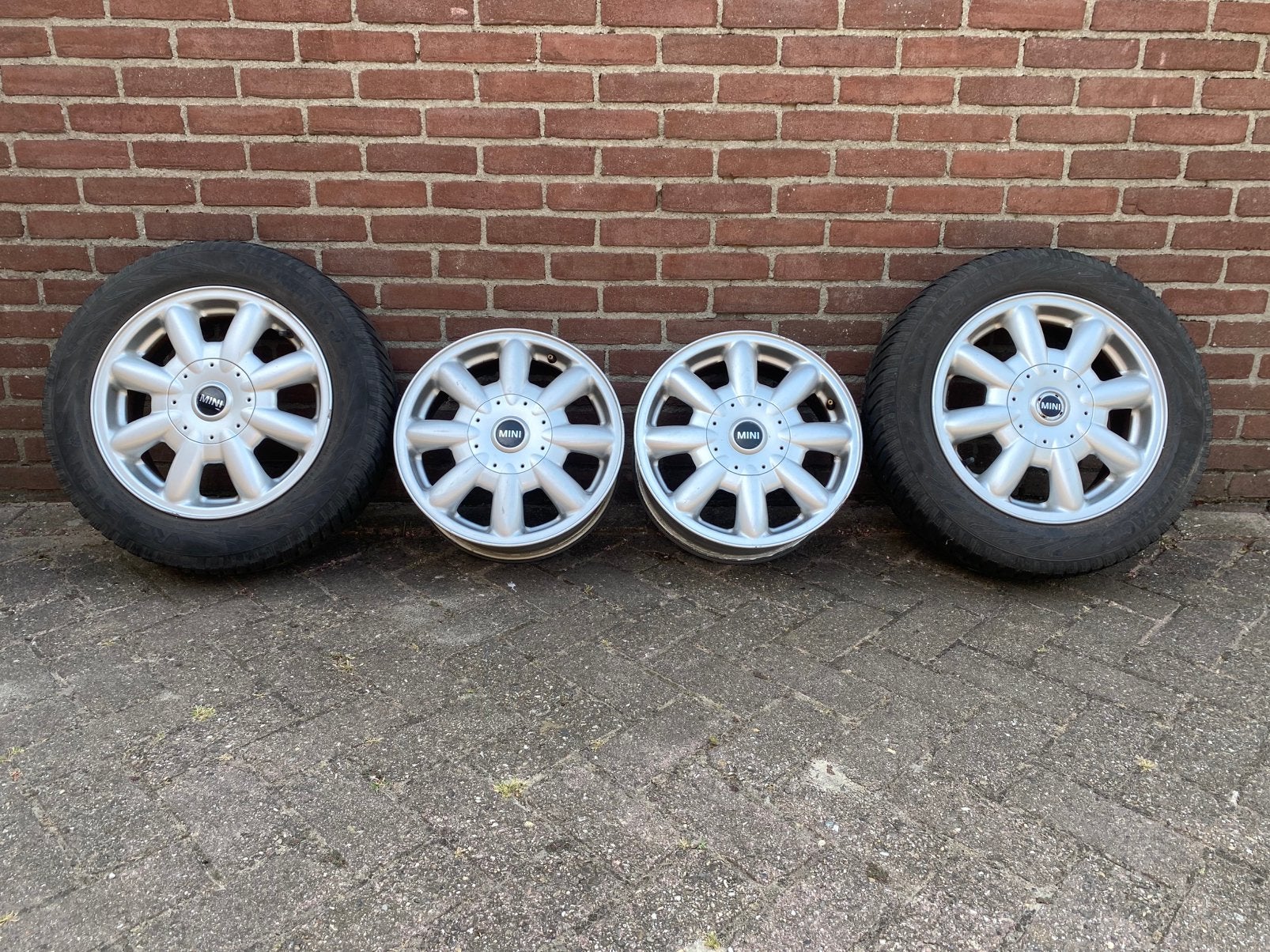 Set lichtmetalen velgen MINI ONE R56 van 2010, Ophalen, 15 inch, Velg(en), 175 mm