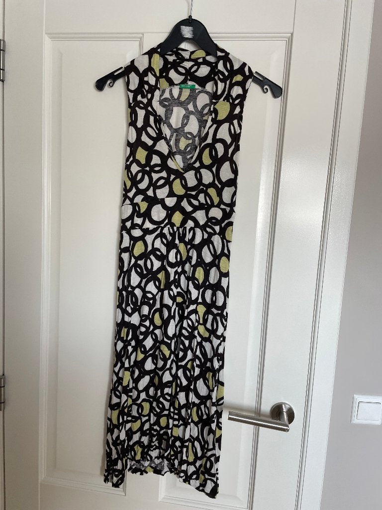 Jurk print Benetton, Ophalen, Benetton, Maat 36 (S), Gedragen