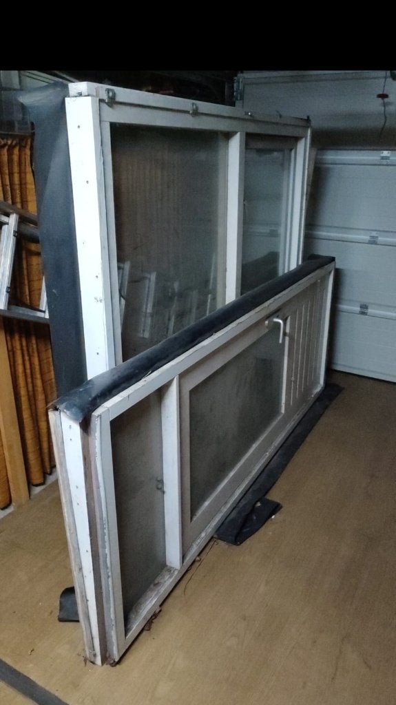 hardhout achterdeur met kozijn, Ophalen, Gebruikt, 80 tot 100 cm, 215 cm of meer