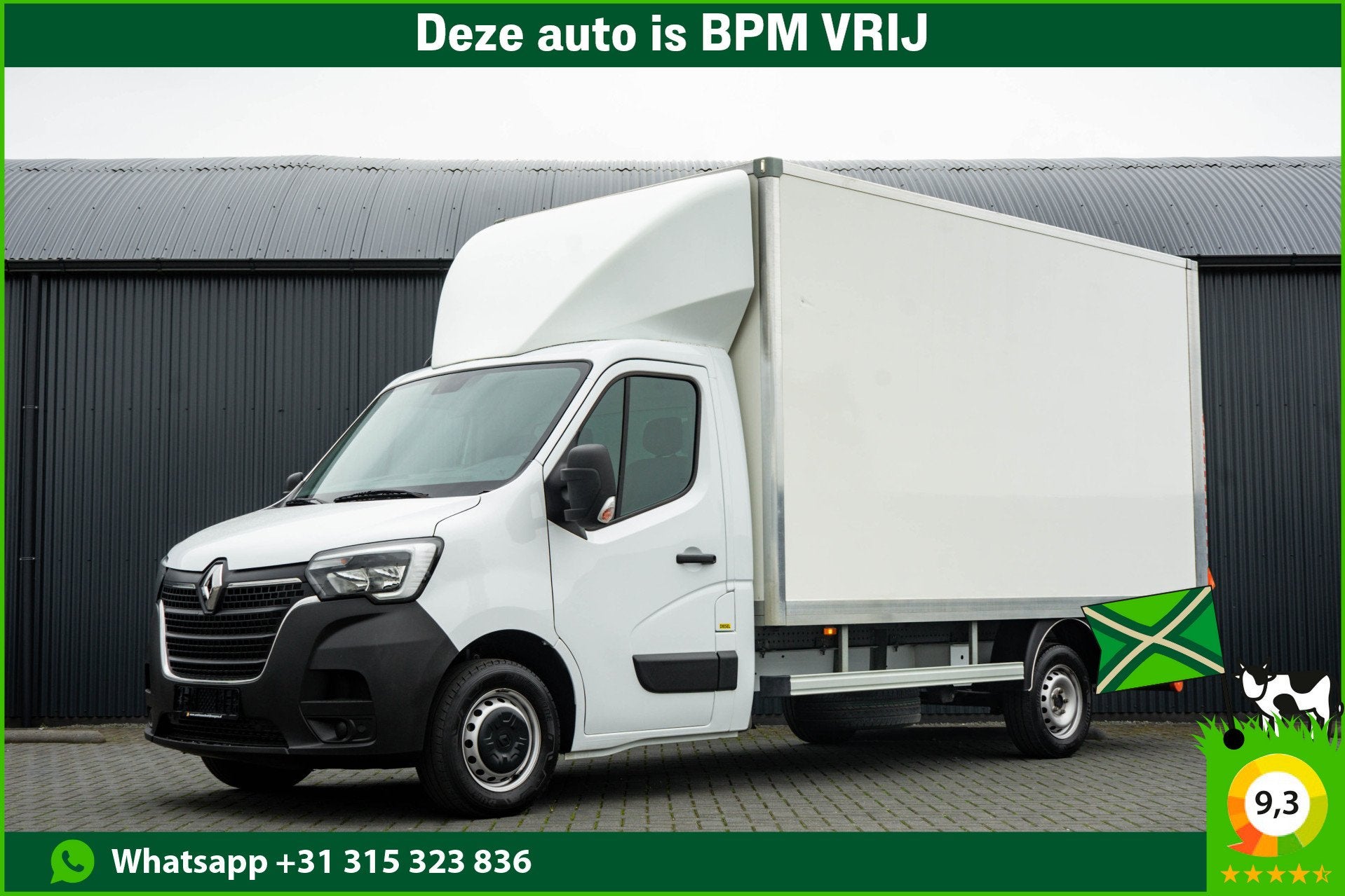 Renault Master 2.3dCi 146PK | Bakwagen met Laadklep | LED |, Auto's, Bestelauto's, 145 pk, Gebruikt, 4 cilinders, Renault