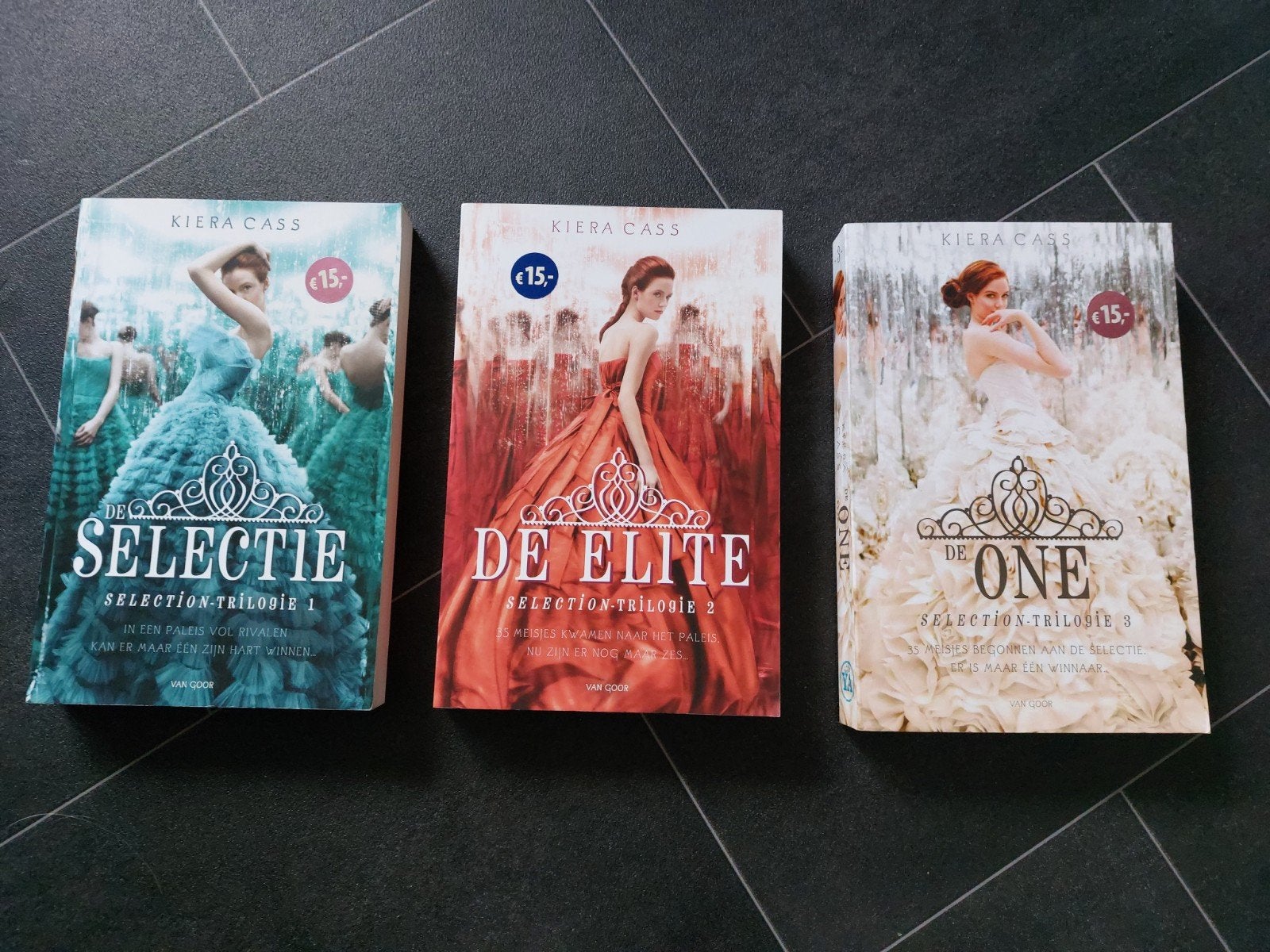 De Selectie Trilogie - Kiera Cass (3 boeken), Boeken, Ophalen of Verzenden, Zo goed als nieuw, Kiera Cass, Nederland