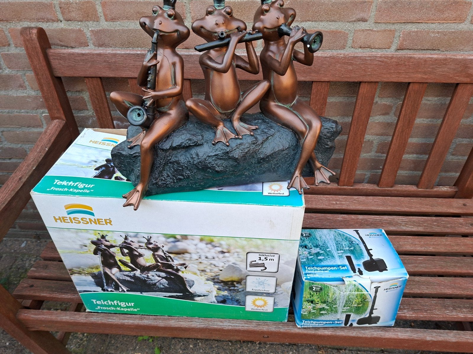 Heissner Vijver Ornament met pomp, Ophalen of Verzenden, Nieuw, Overige typen