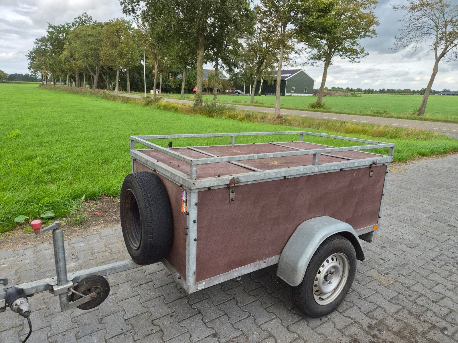 bagage aanhanger, Ophalen, Gebruikt