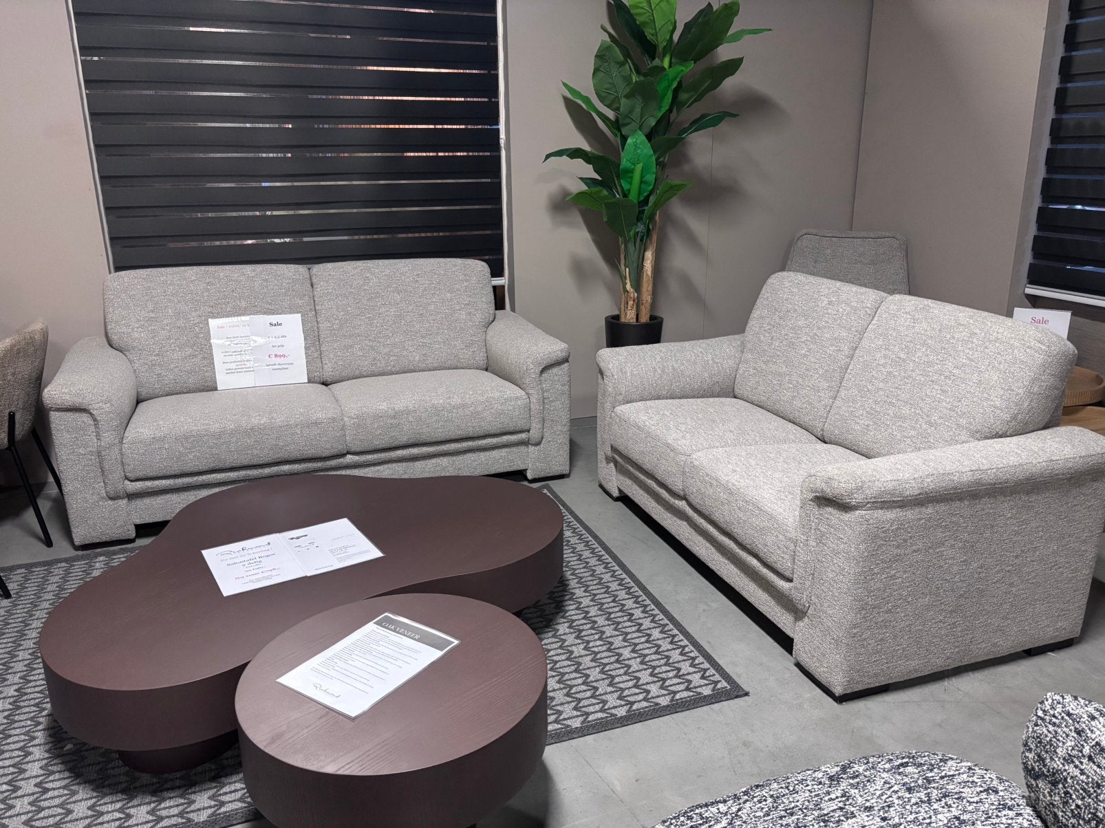 2+2,5 zits bank SHOWROOM OPRUIMING, 150 tot 200 cm, Tweepersoons, 75 tot 100 cm, Ophalen of Verzenden