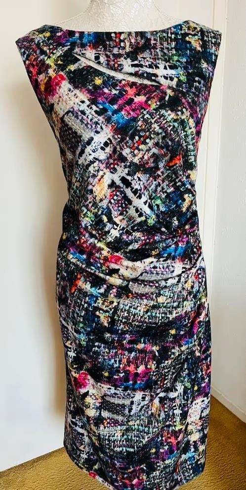 Joseph Ribkoff jurk maat 46 met gouddraadje[v], Kleding | Dames, Overige kleuren, Maat 46/48 (XL) of groter, Ophalen of Verzenden