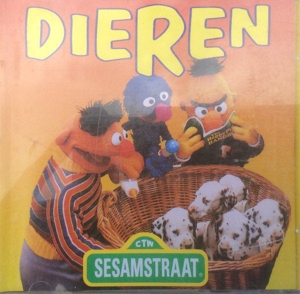 Kinder C.D. (1998) : Sesamstraat - DIEREN, Cd's en Dvd's, Inclusief boekje, Gebruikt, Overige genres, Ophalen of Verzenden
