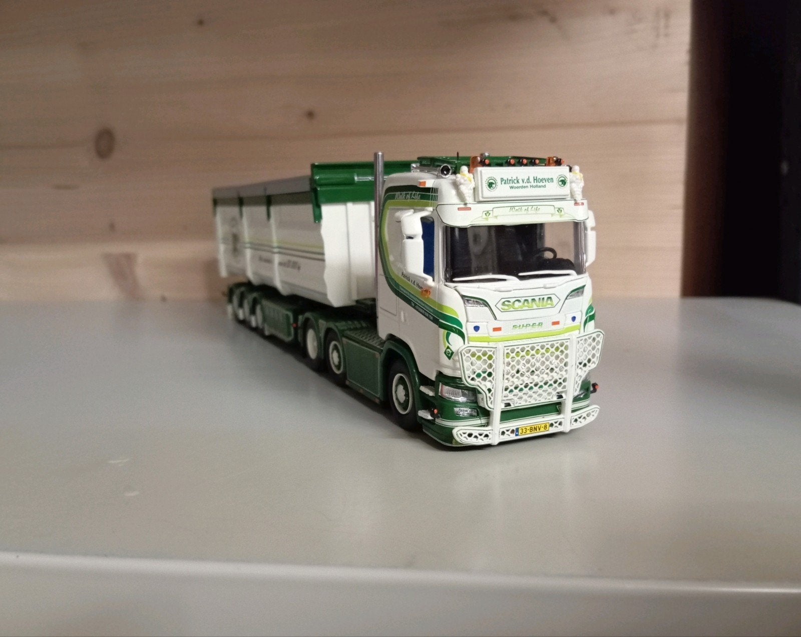 Scania S Patrick vd Hoeven kipper Tekno, Hobby en Vrije tijd, Modelauto's | 1:50, Ophalen of Verzenden, Nieuw, Bus of Vrachtwagen