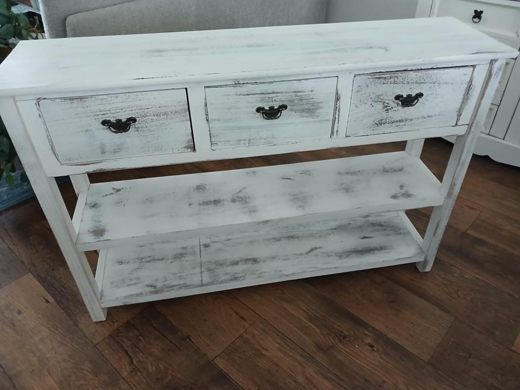 Sidetable met rustieke uitstraling, Huis en Inrichting, Kasten | Dressoirs, Ophalen, 25 tot 50 cm, 50 tot 100 cm