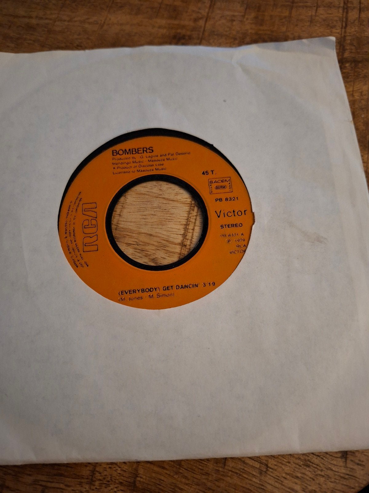 Bombers / (everybody) get dancin, Ophalen of Verzenden, Zo goed als nieuw, Pop