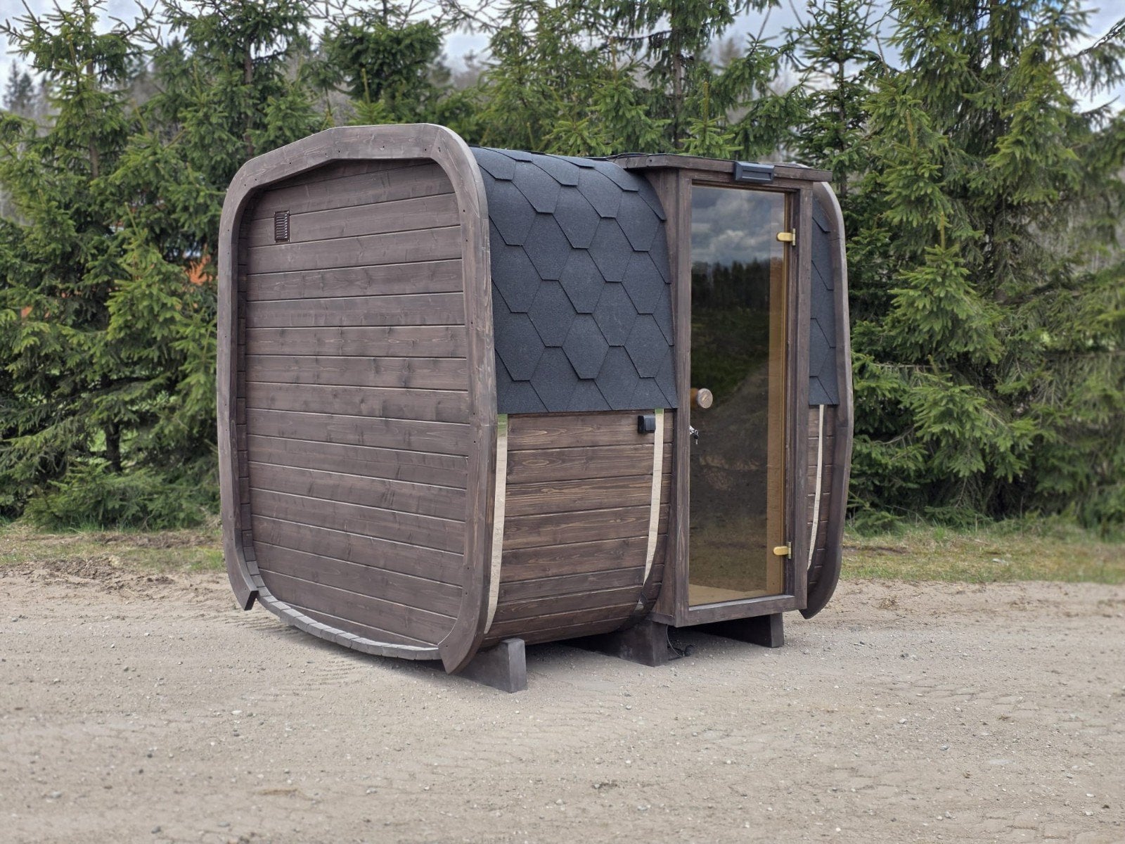 2M Cube Sauna Gratis Levering en Plaatsing - 10% KORTING, Ophalen of Verzenden, Nieuw, Fins of Traditioneel, Complete sauna