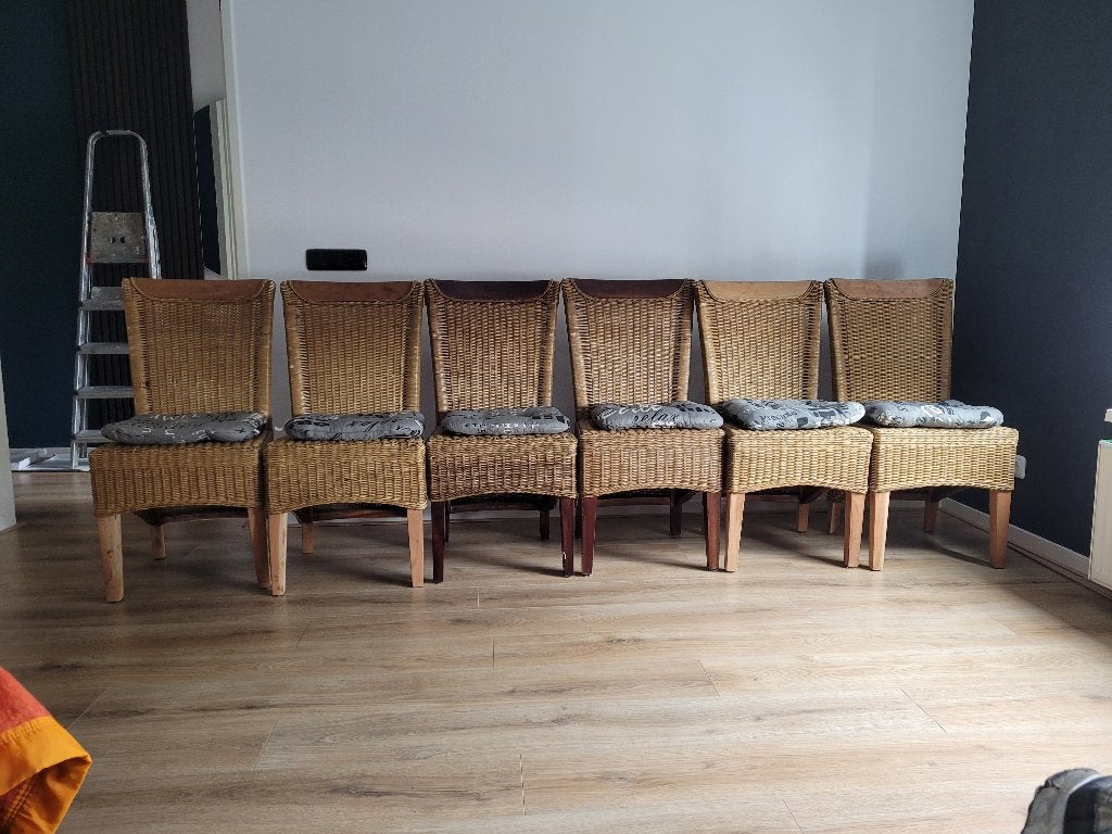Eetkamerstoelen, Huis en Inrichting, Stoelen, Ophalen, Overige kleuren, Zo goed als nieuw, Vijf, Zes of meer stoelen