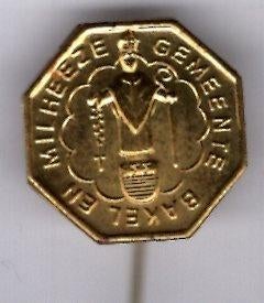 Bakel en Milheeze gemeente koper speldje ( W_158 ), Verzenden, Nieuw, Stad of Land, Speldje of Pin