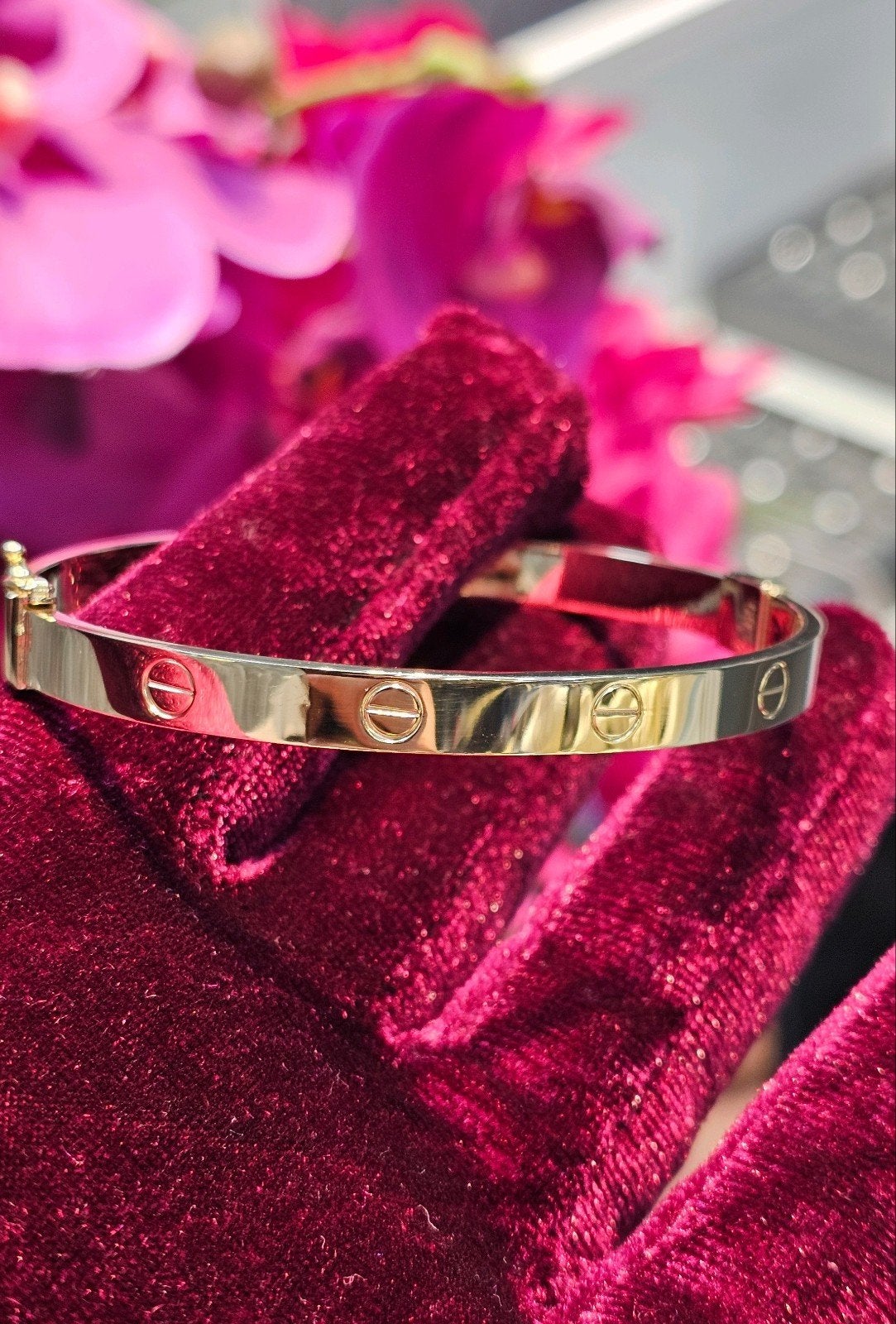 Prachtige 14k gouden Bangle armband, Ophalen of Verzenden, Nieuw, Goud, Goud