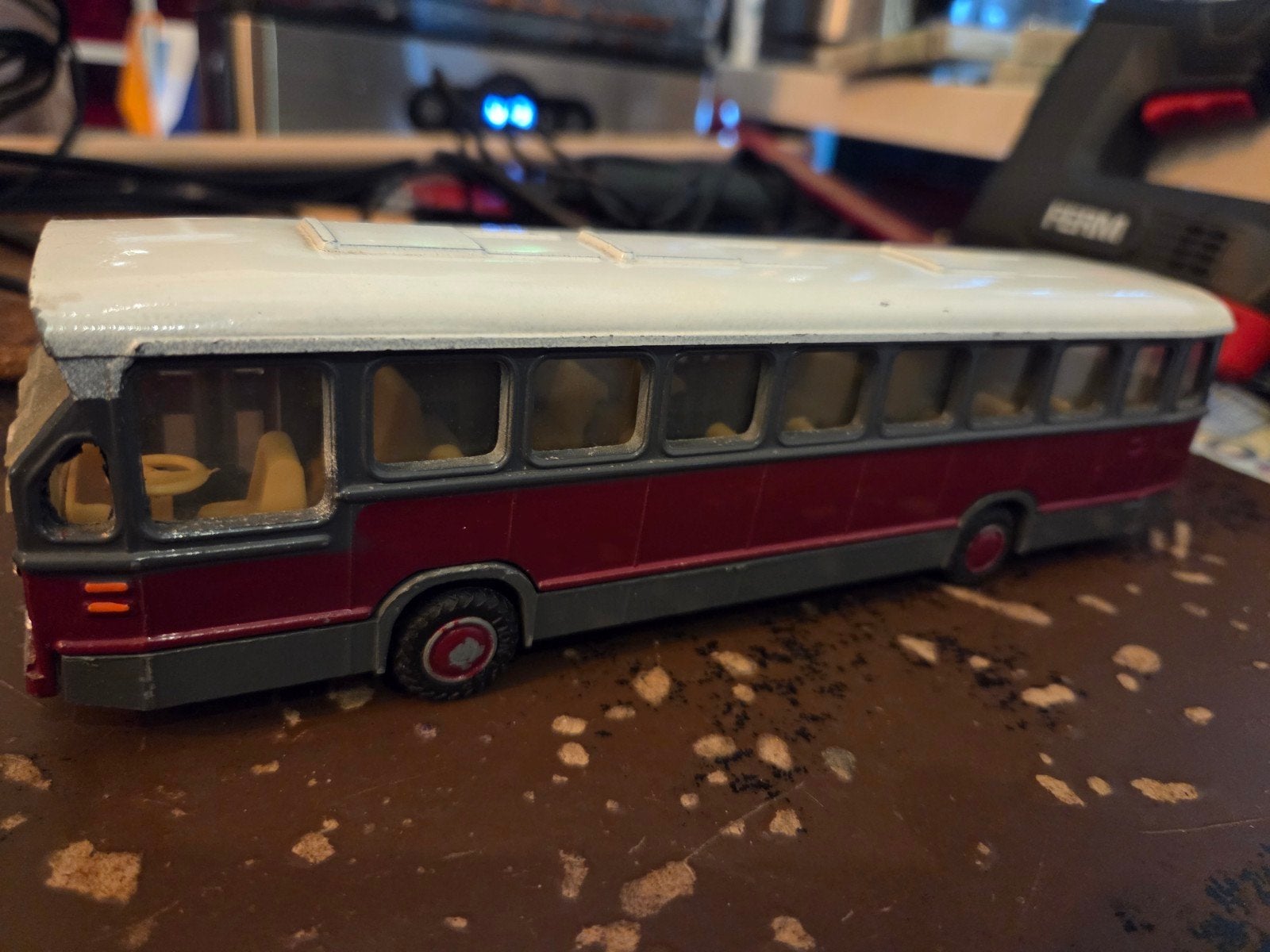 Lion toys stadsbus, Ophalen of Verzenden, Zo goed als nieuw, Bus of Vrachtwagen, Lion Toys