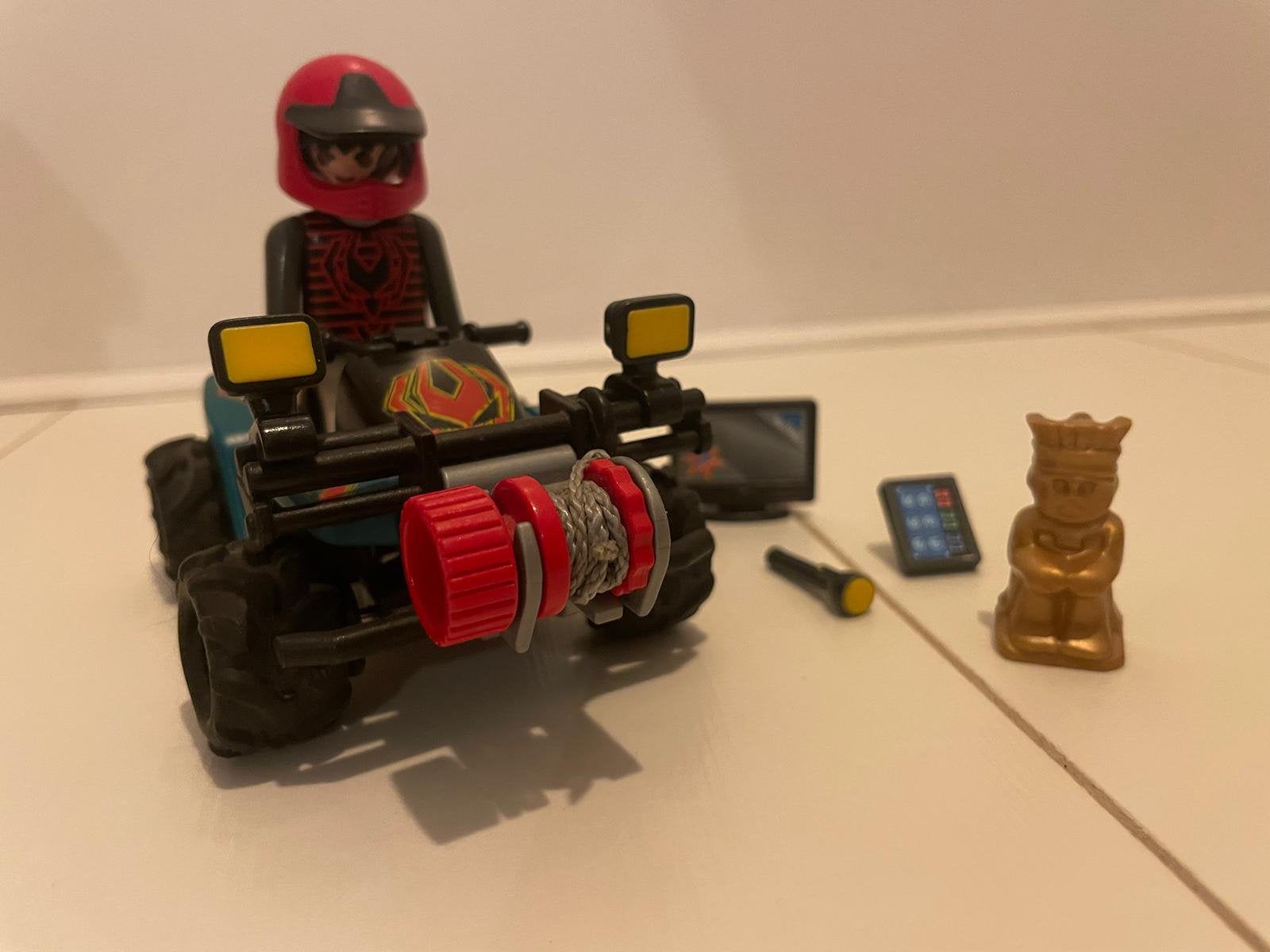 Playmobil. Onderzoeker op quad., Ophalen of Verzenden, Gebruikt