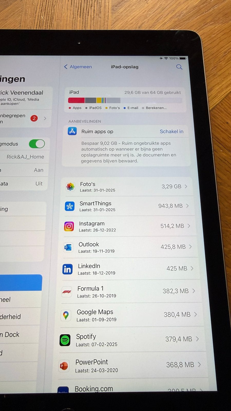 Foto 6 van Apple iPad Air 2 64GB Wifi + Cellular Zilver