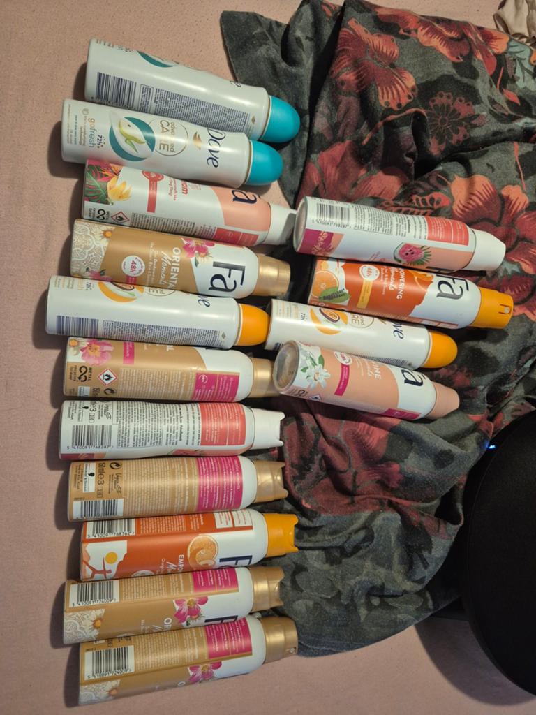 Deodorant van fa, Ophalen