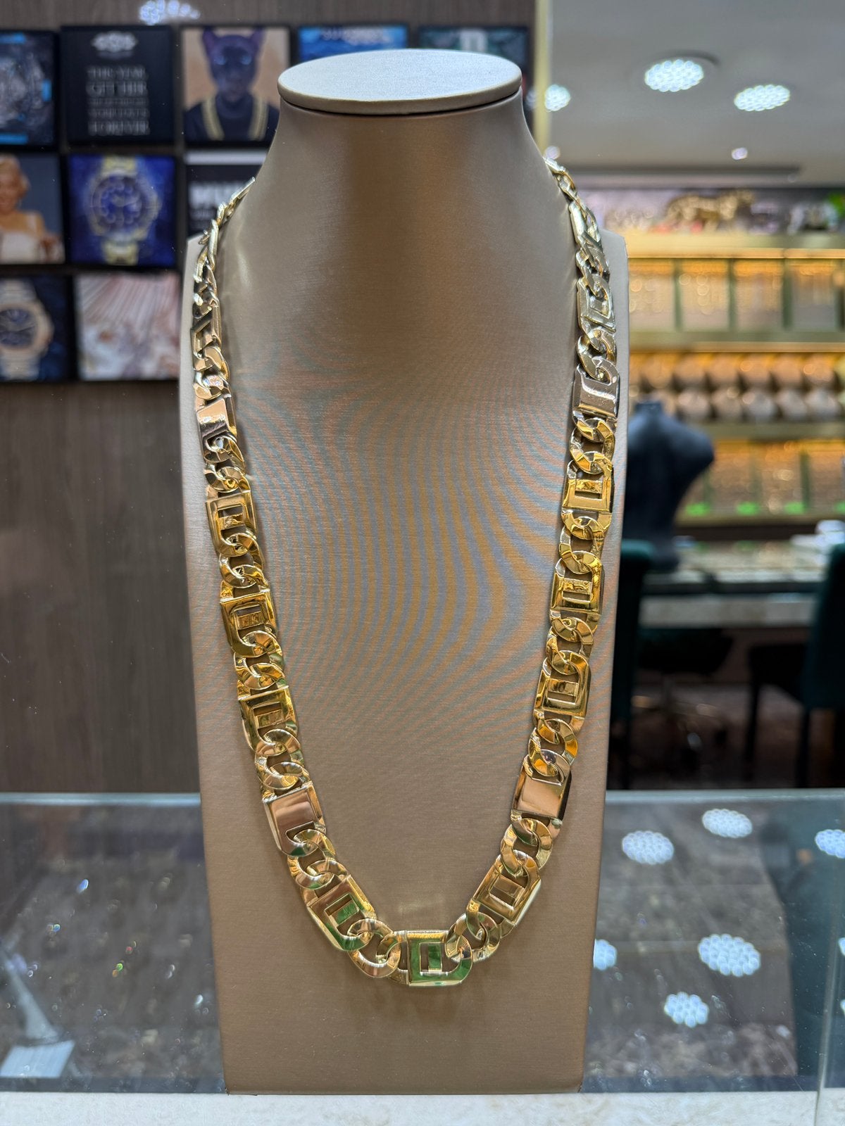 14KT Goud - 205.8 Gram - Ketting - ROLLIE - Herenketting, Ophalen, Nieuw, Goud
