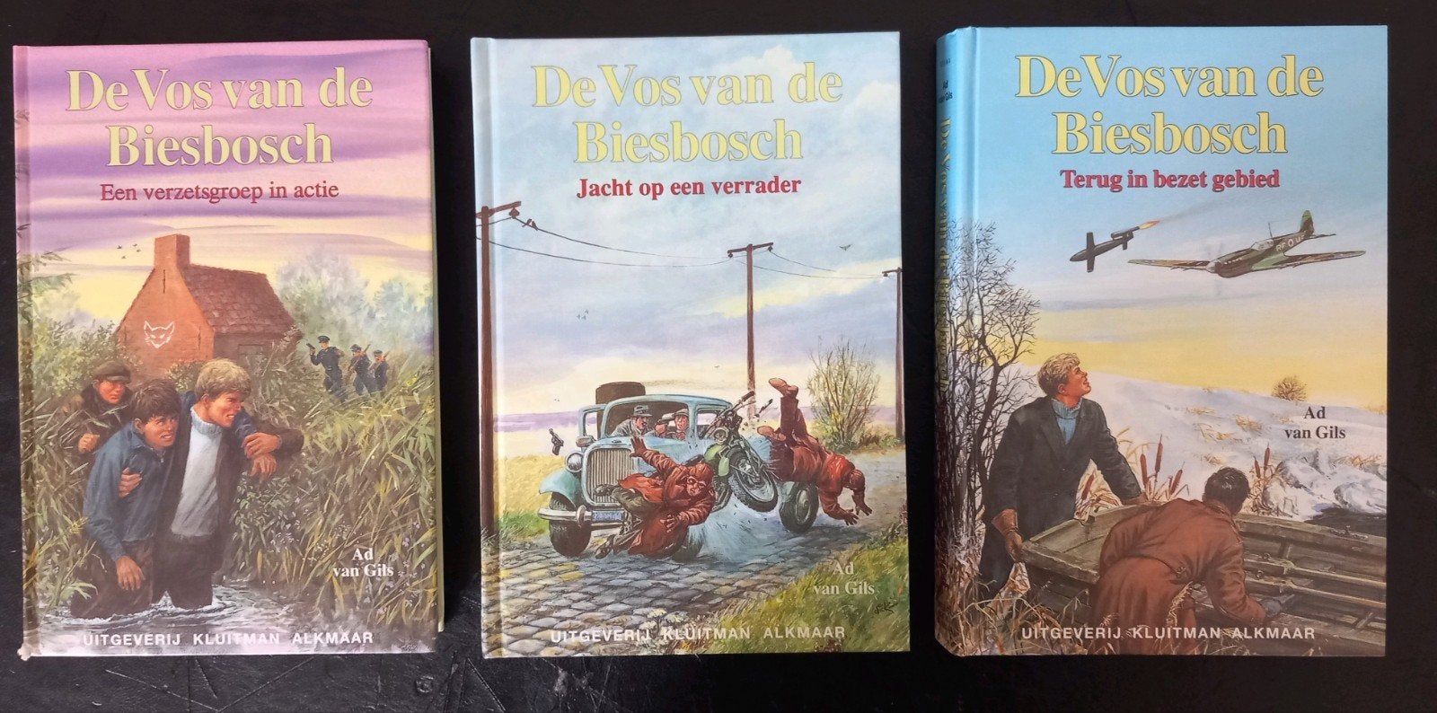 De Vos van de Biesbosch - 3 delen - Ad van Gils, Boeken, Ophalen of Verzenden, Ad van Gils, Overige onderwerpen, Tweede Wereldoorlog