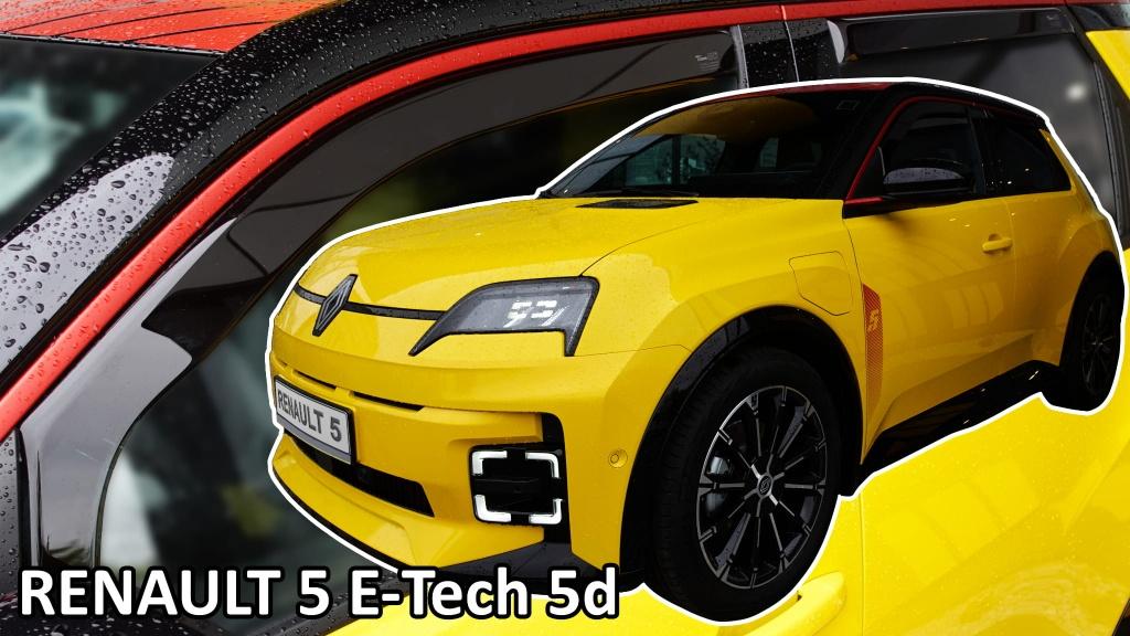 Renault 5 E tech zijwindschermen raamspoilers fenders visors, Ophalen of Verzenden, Nieuw