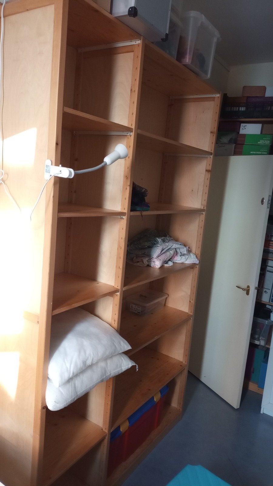 WEDEKA kast 150x40x240 cm - massief beuken, Huis en Inrichting, Kasten | Boekenkasten, Ophalen, Met plank(en), Gebruikt, 100 tot 150 cm