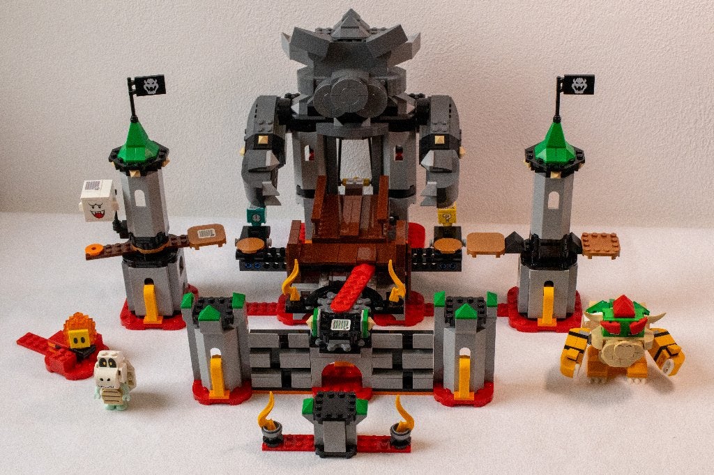 Lego super Mario 71369 Bowser's castle, Overige thema's, Lego, Inclusief instructies, Ophalen of Verzenden