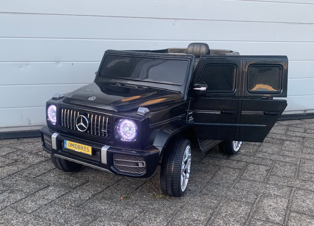 Mercedes G63 AMG 12v Metallic zilver Bluetooth - Afst. lede, Ophalen of Verzenden, Nieuw, Overige typen